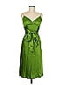 Arden B. 100% Silk Green Cocktail Dress Size M - photo 1