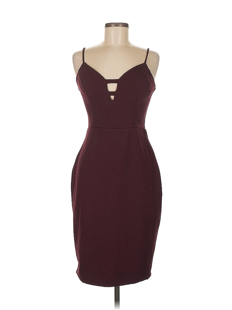 Click to view more detailed imagery on our partner's website Pre-owned B Darlin Cocktail Dress In Burgundy