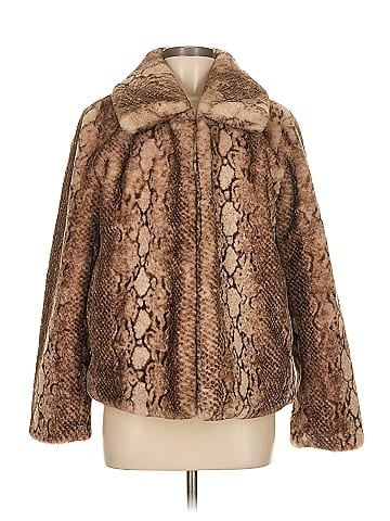 Saks Fifth Avenue Faux Fur Jacket (view 1)