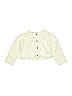 Janie and Jack 100% Cotton Yellow Ivory Cardigan Size 12-18 mo - photo 1