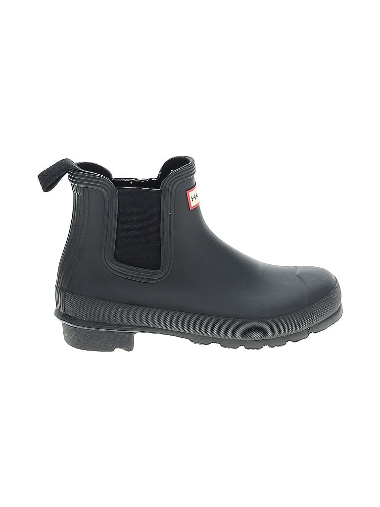 Hunter Black Rain Boots Size 7 - photo 1