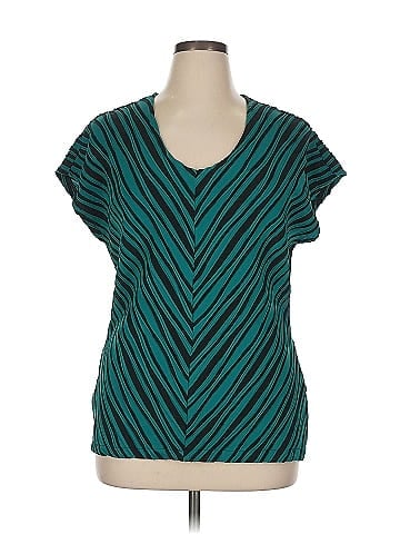 Dana Buchman Short Sleeve Blouse (view 1)