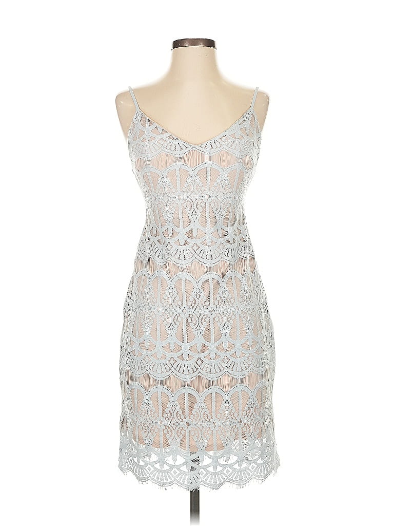 Pre-owned Leith Cocktail Dress In Silver