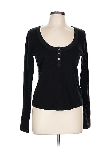 Veronica Beard Jeans Long Sleeve Henley (view 1)