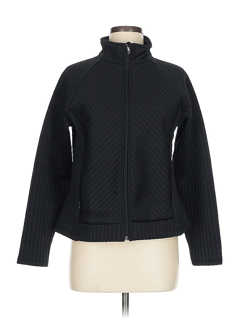 T by Talbots Black Track Jacket Size M - photo 1