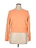 J.Crew Collection 100% Cashmere Orange Cashmere Pullover Sweater Size XL - photo 1