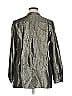 Les Copains Metallic Silver Long Sleeve Blouse Size EU 46 / US 16 - photo 2