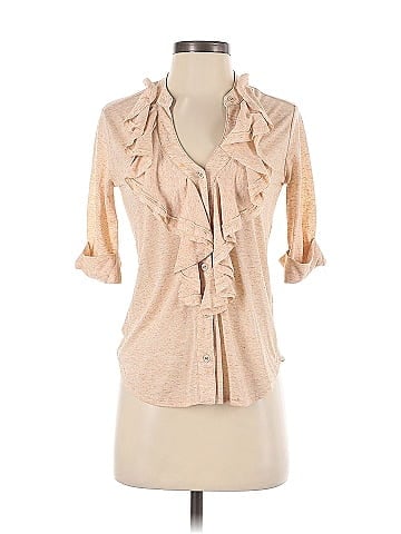 Velvet 3/4 Sleeve Blouse (view 1)