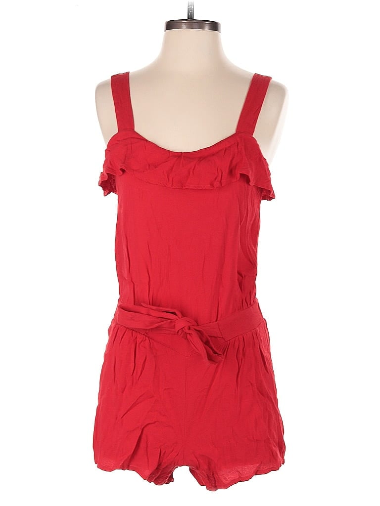 Pre-owned Ella Moss Romper In Red