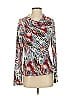 Doncaster Collection Blue Long Sleeve Blouse Size S - photo 1