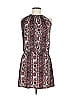 Veronica M. Paisley Burgundy Cocktail Dress Size M - photo 1