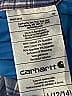 Carhartt Plaid Blue 3/4 Sleeve Button-Down Shirt Size L - photo 5