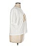 Gap Body 100% Rayon Metallic Ivory Short Sleeve T-Shirt Size XL - photo 4