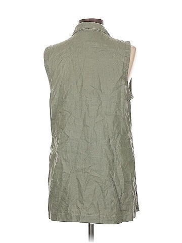 Kenar Sleeveless Button-Down Shirt (view 2)