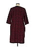 Catherines Burgundy Casual Dress Size 0X - photo 2