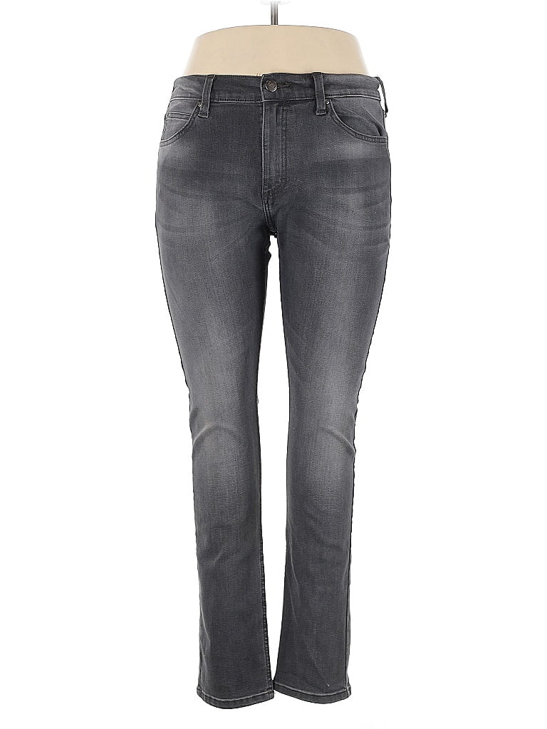 Pre-owned Lee Jeans In Gray