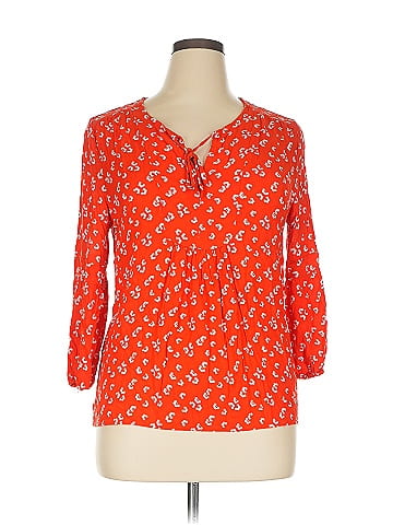 Christian Siriano New York 3/4 Sleeve Blouse (view 1)