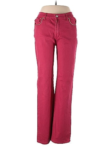 DG^2 by Diane Gilman Red Casual Pants with Buttons (view 1)