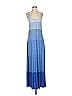 Soma Color Block Blue Casual Dress Size S - photo 1