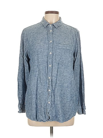 Gap Long Sleeve Button-Down Shirt (view 1)