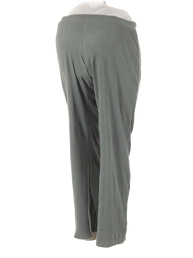H&M Mama 100% Polyester Solid Gray Casual Pants Size S - photo 1