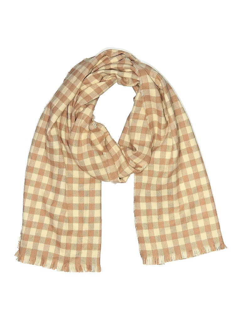 Pre-owned Hat Attack Scarf In Brown