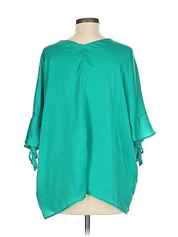 Easel 3/4 Sleeve Blouse (view 2)