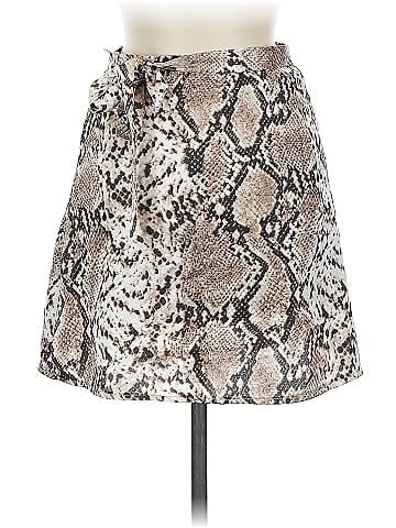 Superdown Faux Leather Skirt (view 2)