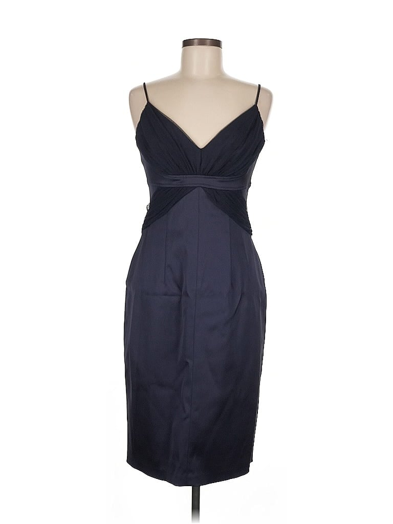 David Meister Blue Cocktail Dress Size 6 - photo 1