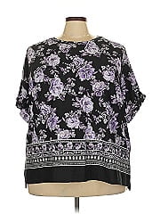 White Birch Short Sleeve Blouse