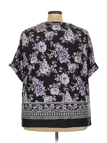 White Birch Short Sleeve Blouse (view 2)