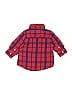 Wrangler Jeans Co Plaid Red Long Sleeve Button-Down Shirt Size 0-3 mo - photo 2