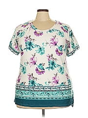 White Birch Short Sleeve Blouse
