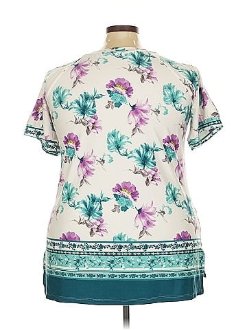 White Birch Short Sleeve Blouse (view 2)