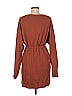 FP BEACH Solid Brown Casual Dress Size M - photo 2