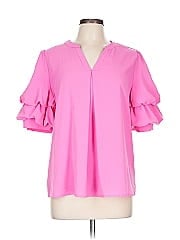 Assorted Brands Short Sleeve Blouse