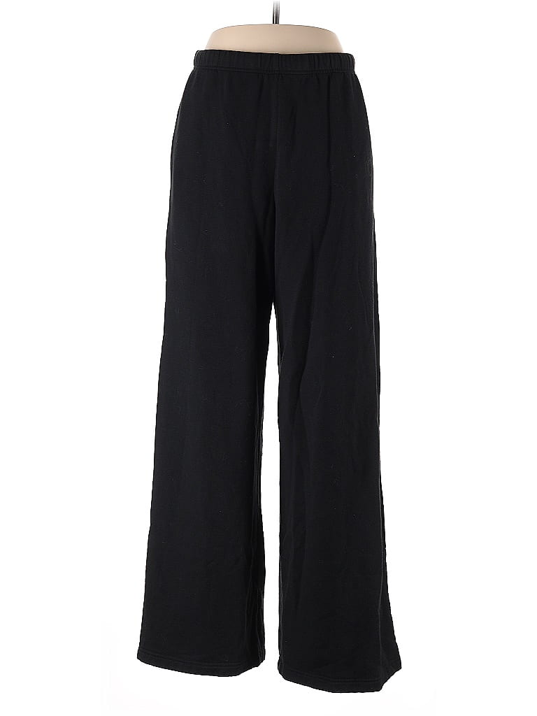 Victoria's Secret Solid Black Casual Pants Size L - photo 1