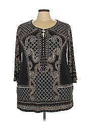 Jm Collection 3/4 Sleeve Blouse