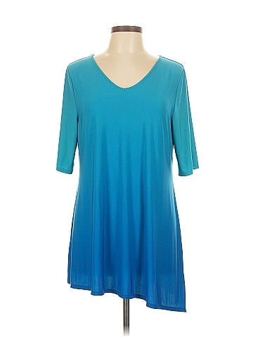 Christopher & Banks 3/4 Sleeve T-Shirt (view 1)