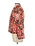 Ruby Rd. Floral Orange Long Sleeve Blouse Size 10 - photo 5