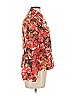 Ruby Rd. Floral Orange Long Sleeve Blouse Size 10 - photo 4