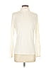 August Silk Ivory Long Sleeve Top Size M - photo 1