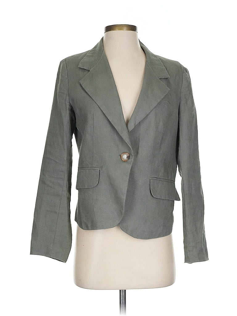 Pre-owned For Cynthia Blazer Jacket In Gray