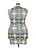 Coolibar Print Blue Cocktail Dress Size 5X - photo 2