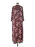 White Birch 100% Rayon Burgundy Purple Casual Dress Size 2X - photo 2