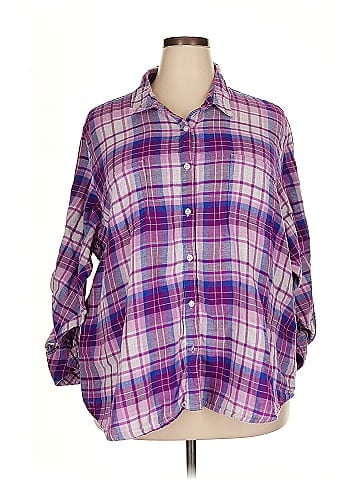 Riders by Lee Long Sleeve Button-Down Shirt (view 1)