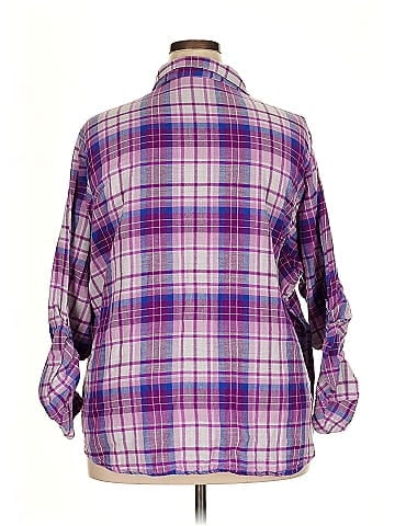 Riders by Lee Long Sleeve Button-Down Shirt (view 2)