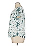 Ann Taylor LOFT Outlet 100% Cotton Tie-dye Teal Short Sleeve T-Shirt Size XL - photo 5