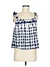 BB Dakota 100% Cotton Blue Sleeveless Blouse Size M - photo 1