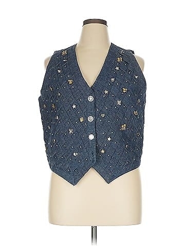 Ellen Tracy Gray Embellished Vest (view 1)